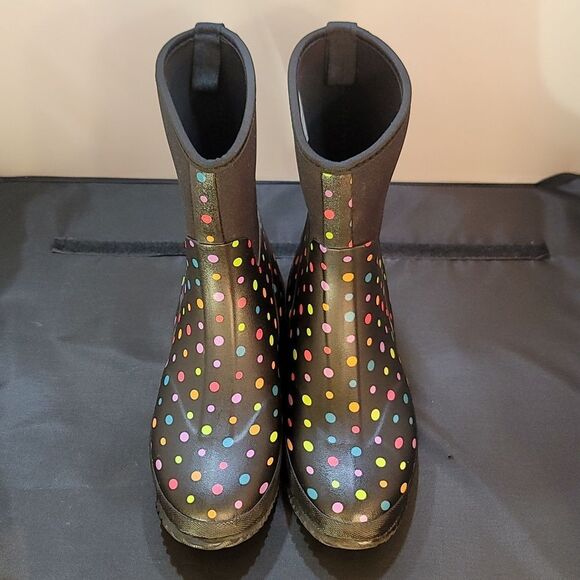 WESTERN CHIEF RUBBER POLKA RAIN BOOTS - Picture 2 of 15